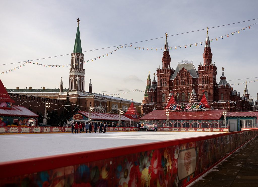 Новый год в Москве (поезд из Могилева)